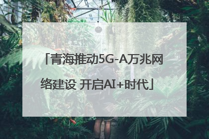 青海推动5G-A万兆网络建设 开启AI+时代