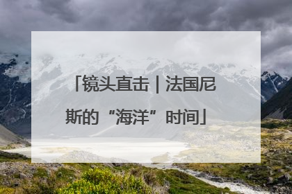 镜头直击｜法国尼斯的“海洋”时间