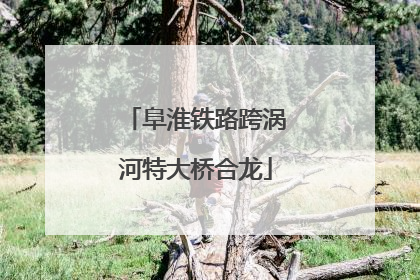 阜淮铁路跨涡河特大桥合龙