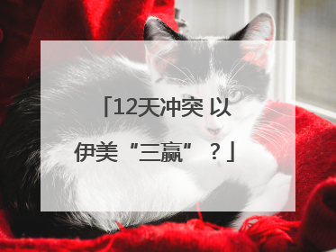 12天冲突 以伊美“三赢”？