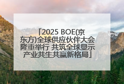 2025 BOE(京东方)全球供应伙伴大会隆重举行 共筑全球显示产业共生共赢新格局