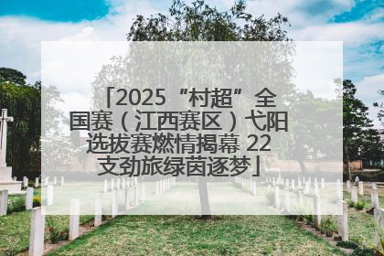 2025“村超”全国赛（江西赛区）弋阳选拔赛燃情揭幕 22支劲旅绿茵逐梦