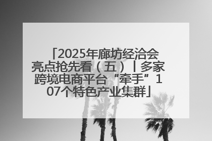 2025年廊坊经洽会亮点抢先看（五）丨多家跨境电商平台“牵手”107个特色产业集群